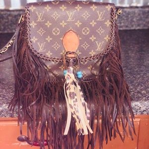 Genuine Upcycled Louis Vuitton Crossbody Purse